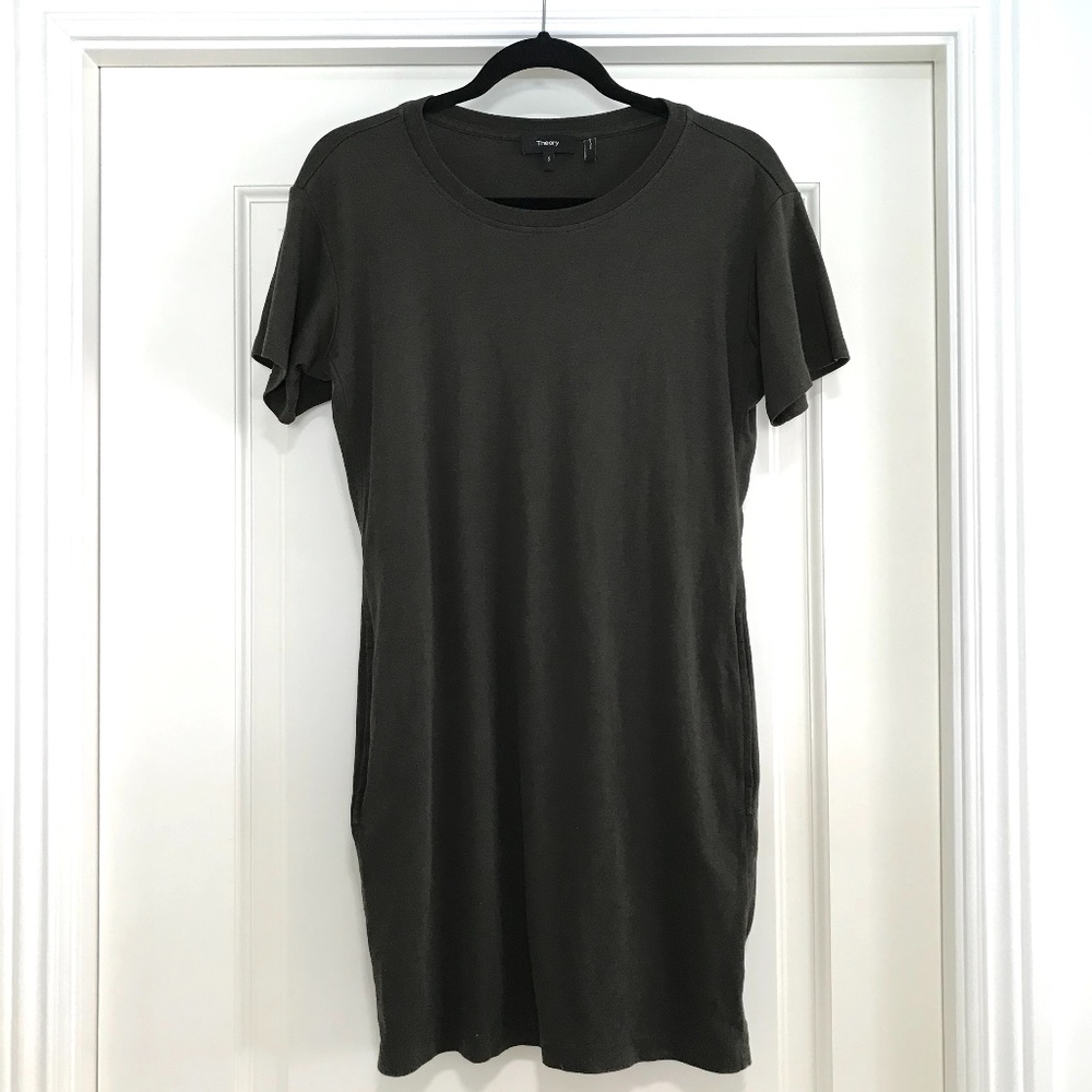Theory Zissia Classic T Dress - S - Picture 4 of 6